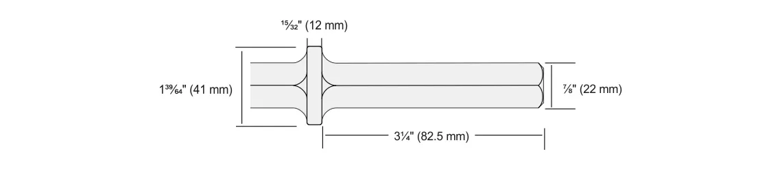 Hex - Chuck/Shank Size - 22 x 82.5 mm 